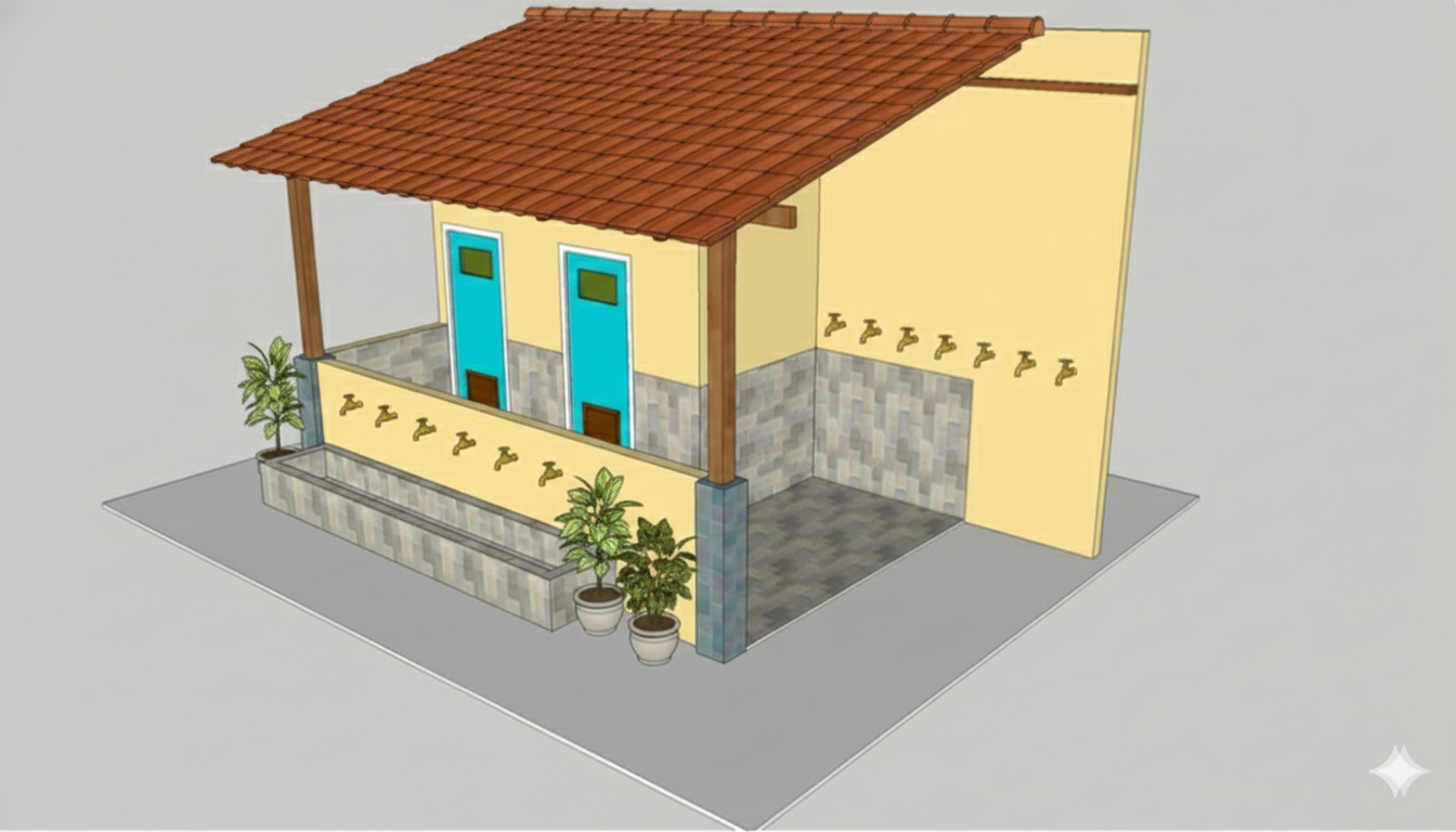 Wakaf Pemindahan Toilet & Tempat Wudu Masjid Al-Barokah